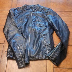 Guess Faux Leather Women's Jacket - Size Small